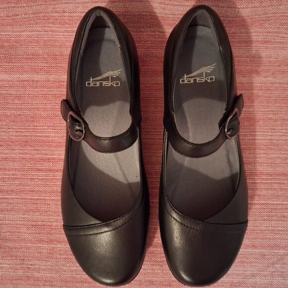 Dansko Fawna Mary Jane Flats Black Size 37 W (6.5-7) - Picture 3 of 12